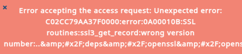 Error screenshot 1